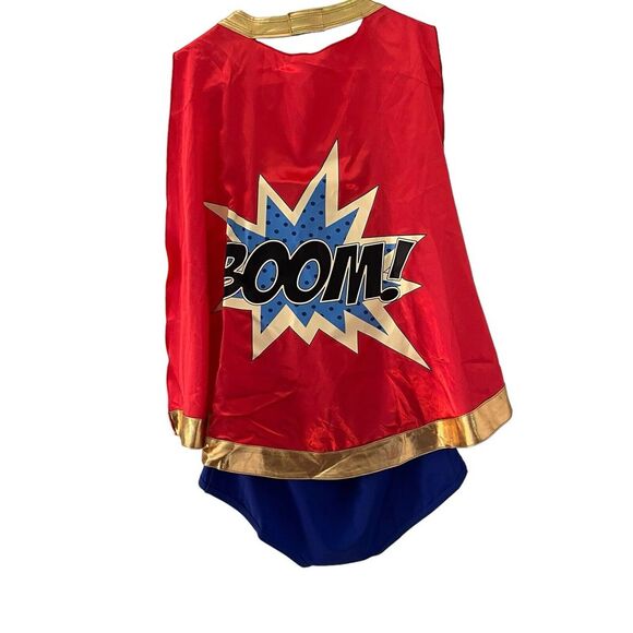 Woman's Wonder Woman Comic Book Girl Costume M ( 8-10) Halloween Costume‎ - Picture 5 of 6